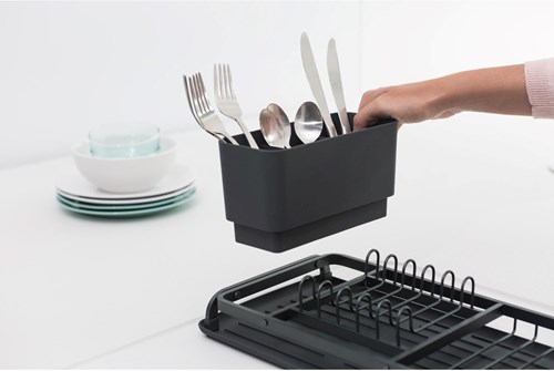 Brabantia égouttoir compact accessoire cuisine - gris foncé-3