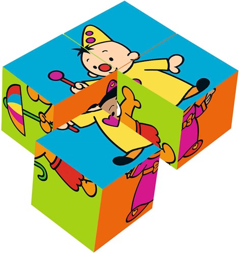 Studio 100 Bumba puzzle en blocs de bois - jouet coloré avec 4 blocs-2