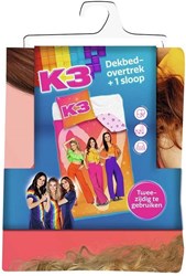 Housse de couette K3 simple coton multicolore chambre enfant