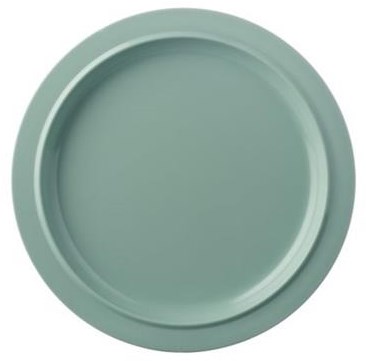 Mepal assiette petit-déjeuner retro green - assiette mélamine 22 cm empilable