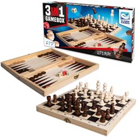 Clown Games jeu en bois 3-en-1-2