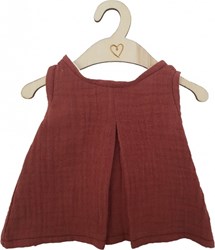 Hollie robe de poupée blush - vêtement poupée coton 34 cm