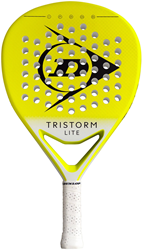 Dunlop raquette de padel Tristorm Lite jaune-blanc 350g pour adultes