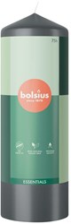 Bolsius bougie pilier grise Stormy Grey 20cm cire vegan décoration