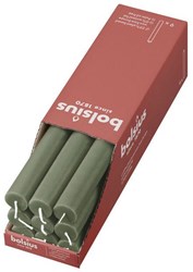 Bolsius bougie de table rustique Olive 27 cm - bougies vertes durables