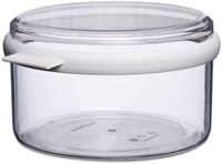 Mepal boîte de conservation Stora ronde 1,5 litre - transparent blanc