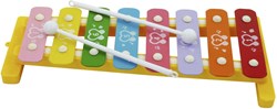 Xylophone jouet 28cm coloré plastique métal instrument de musique