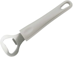 ARO houseware ouvre-bouteille inox poignée plastique blanc cuisine