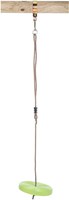SwingKing siège de balançoire plastique lime - balançoire disque jardin