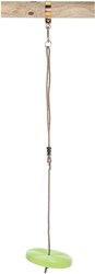 SwingKing siège de balançoire plastique lime - balançoire disque jardin