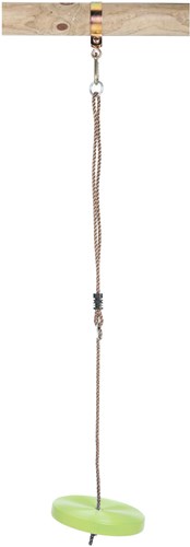 SwingKing siège de balançoire plastique lime - balançoire disque jardin