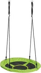 SwingKing balançoire nid toile verte - grande balançoire ronde 98cm
