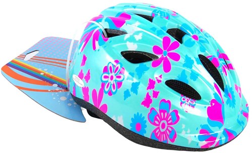 Volare casque vélo XS rose bleu réglable 47-51cm léger