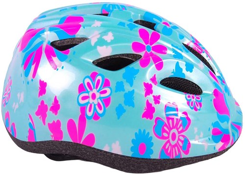 Volare casque vélo XS rose bleu réglable 47-51cm léger-2
