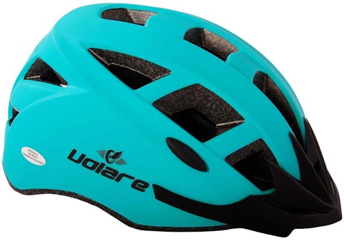 Fietshelm Volwassene Mat Groen met LED 54-58cm-3