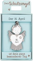 Depesche porte-clés ange gardien 15 avril - porte-bonheur cadeau