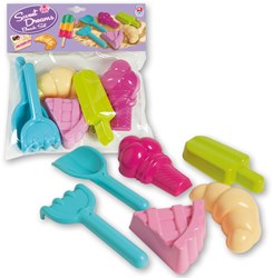 Androni Giocattoli moules à sable Sweet set de jouets de plage 6 pièces