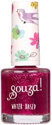 Souza Nail polish Transparent pink glitter (1 pc)
