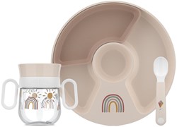 Mepal vaisselle bébé Sunshine & Rainbow 3 pièces BPA-free coloré