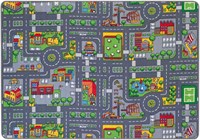 Eduplay tapis de jeu circuit routier 140 x 200 cm - tapis pour voitures