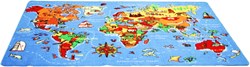 Eduplay tapis de jeu monde tapis éducatif 140x200 cm chambre enfant