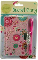 Johntoy journal secret pour filles avec cadenas et stylo - rose-2