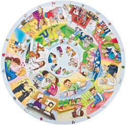 Beleduc puzzle d'apprentissage XXL jouet éducatif Ma Vie carton