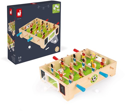 Janod baby-foot en bois Champions jeu de football mini indoor-2