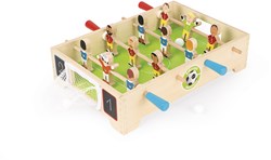 Janod baby-foot en bois Champions jeu de football mini indoor