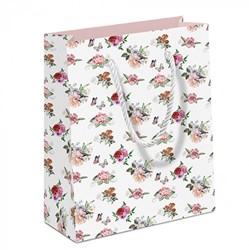 Ambiente sac cadeau emballage Charlotte White papier de luxe