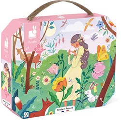 Janod puzzle - puzzle nature - 200 pièces - carton éducatif