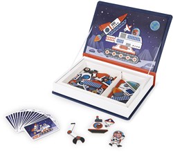 Janod Magnetibook - Univers Livre Magnétique Jouet Éducatif Espace