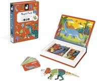 Janod livre magnétique dinosaures - jouet éducatif avec aimants-2