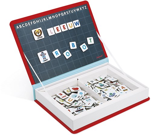 Janod livre magnétique alphabet - jouet éducatif set de magnets-3
