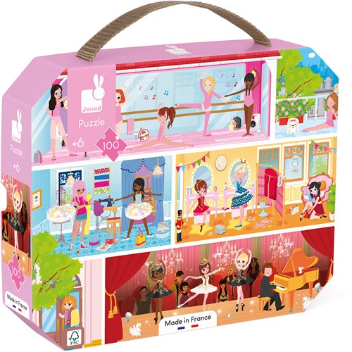 Janod Puzzle L'école de danse - 100 pièces