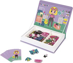 Janod Livre magnétique Fête déguisée filles - 32 pièces