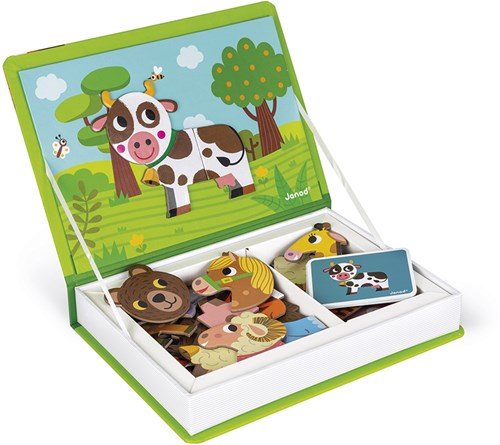 Janod Magnetibook - Livre Magnétique Éducatif Animaux avec 30 Aimants-3