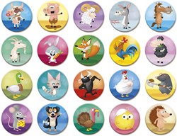 Janod jeu de mémoire - animaux - jeu éducatif en carton pour enfants