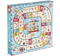 Janod Boîte de jeux Carrousel - Coffret de jeux pour enfants et famille-2