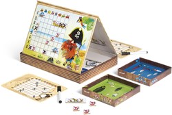 Janod Jeu Bataille Navale - Jeu Stratégique Pirate Magnétique