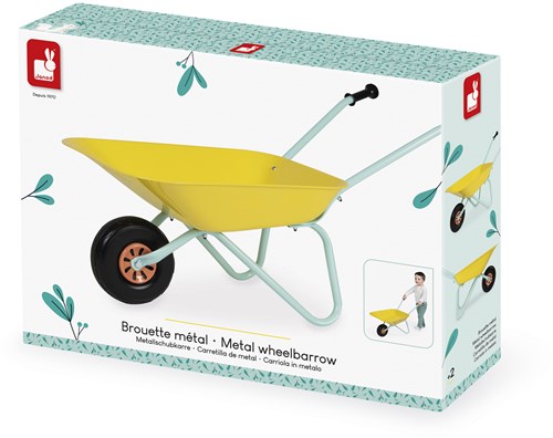 Janod brouette jouet pour enfants jardinage jardin-2