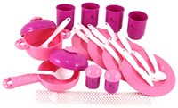 Set vaisselle jouet carton multicolore jeu éducatif pour enfants-2
