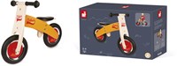 Janod draisienne - bois Bikloon orange - selle réglable et pneus gonflables-2