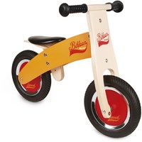 Janod draisienne - bois Bikloon orange - selle réglable et pneus gonflables-3
