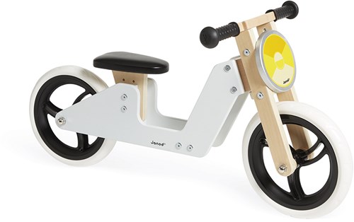 Janod Bikloon tricycle - draisienne 2-en-1 jouet en bois rétro-3