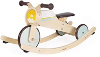 Janod Bikloon 2-en-1 Moto à Bascule en Bois & Tricycle-3