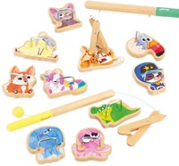 Janod Applepop - Jeu de pêche en bois pour enfants dès 3 ans-3