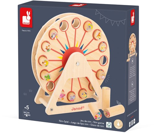 Janod grande roue en bois Applepop - jeu éducatif pour enfants