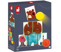 Janod Applepop - Jeu de lancer de balle avec Monsieur Ours pour enfants