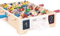 Janod mini baby-foot - babyfoot en bois pour enfants - thème hockey-2